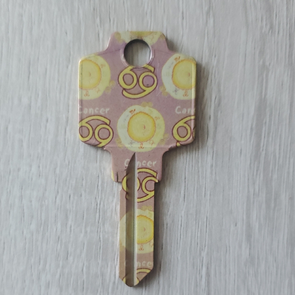 Cancer Zodiac Key Blank